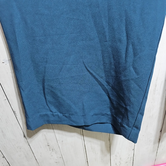 NWOT Torrid Teal Blue Wide Leg Studio Refined Crepe High Rise Pants Size 14. - Picture 7 of 12